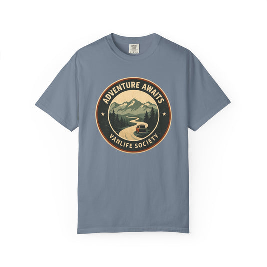 Adventure Awaits Vanlife Society T-Shirt