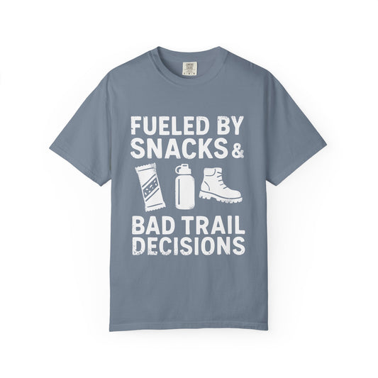 Fueled by snacks and bad trail decisions T-Shirt
