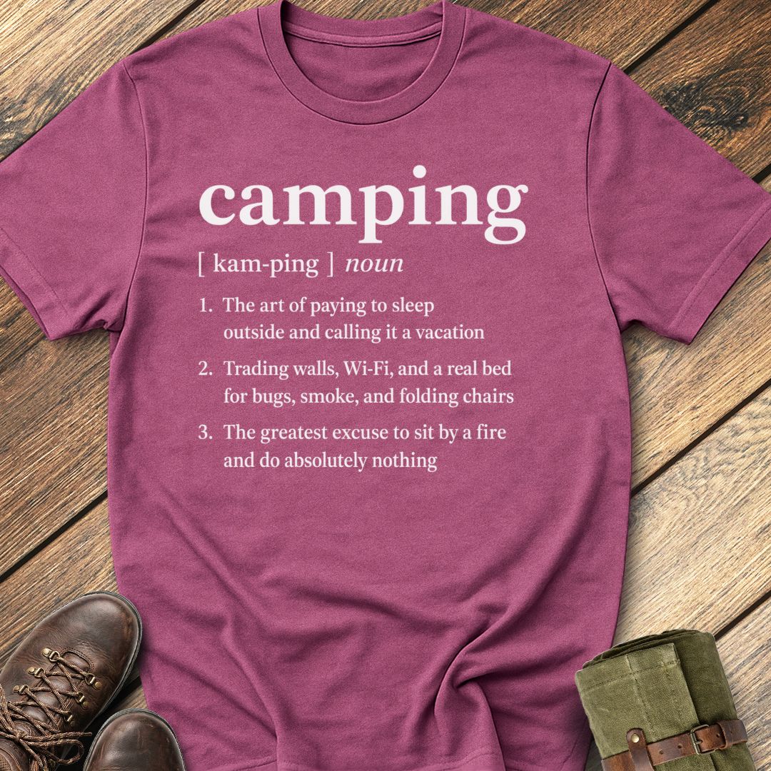 Camping Definition T-Shirt
