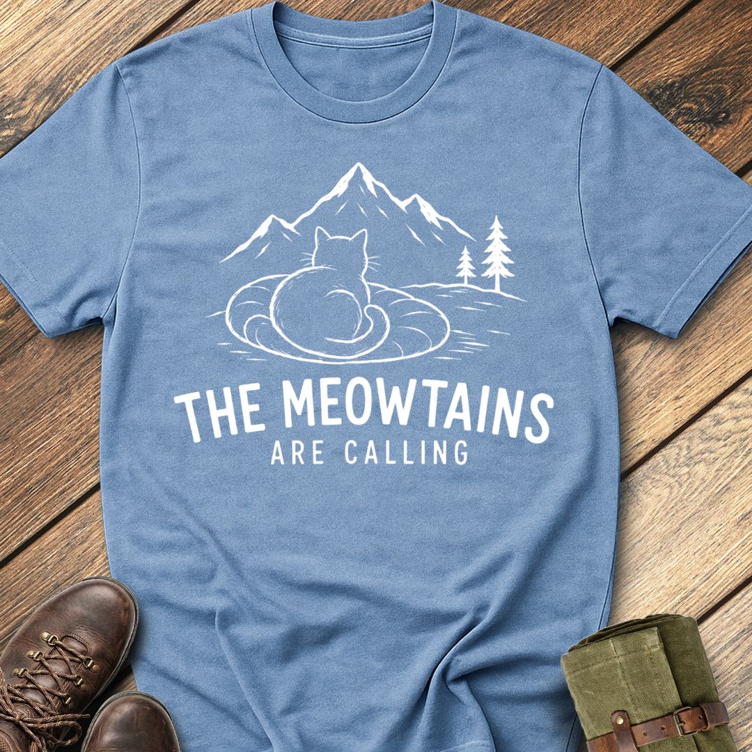 Meowtains Calling T-Shirt