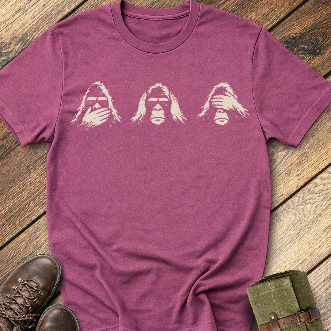 Bigfoot See No Evil T-Shirt