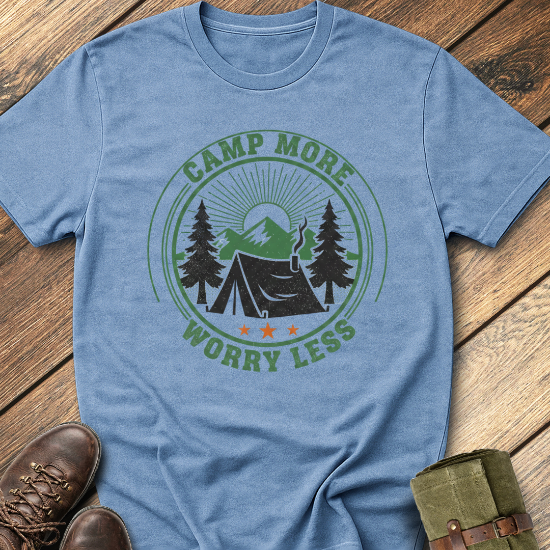 Camp More Worry Less T-Shirt