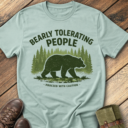 Bearly Tolerating People T-Shirt