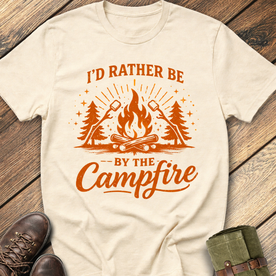 I'd Rather Be By The Campfire T-Shirt
