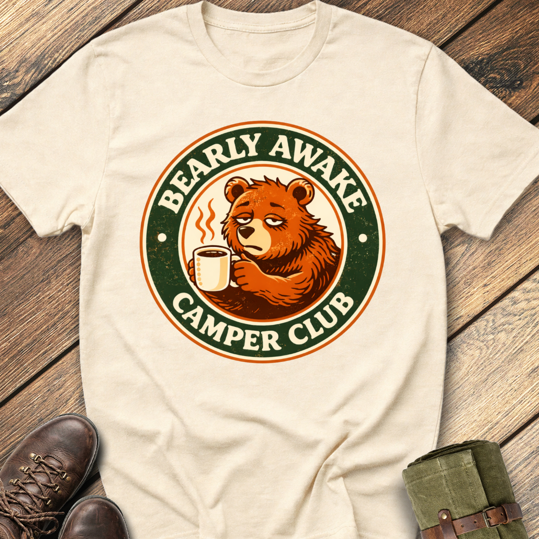 Bearly Awake Camper Club T-Shirt