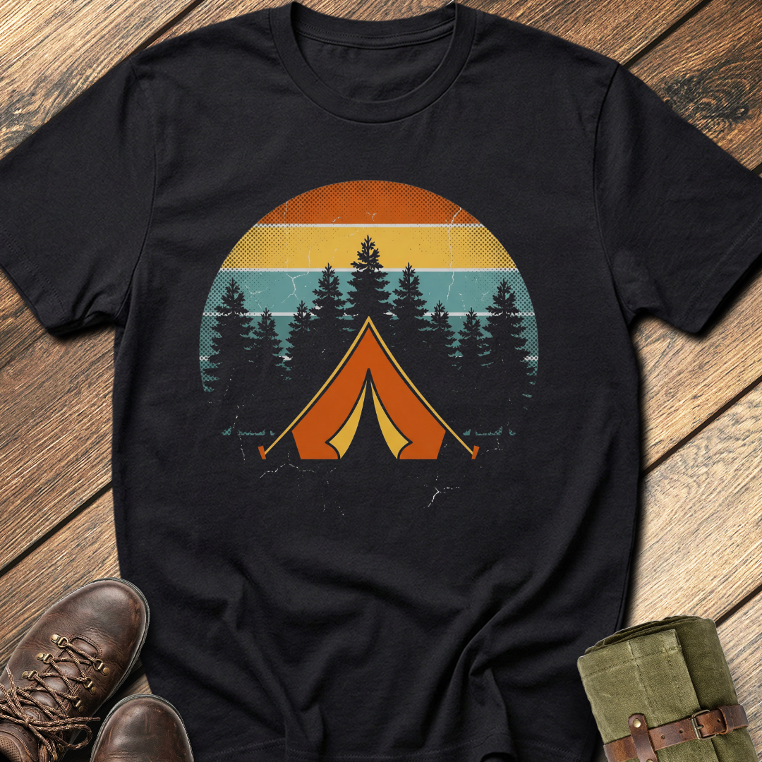 Retro Camp Tent T-Shirt