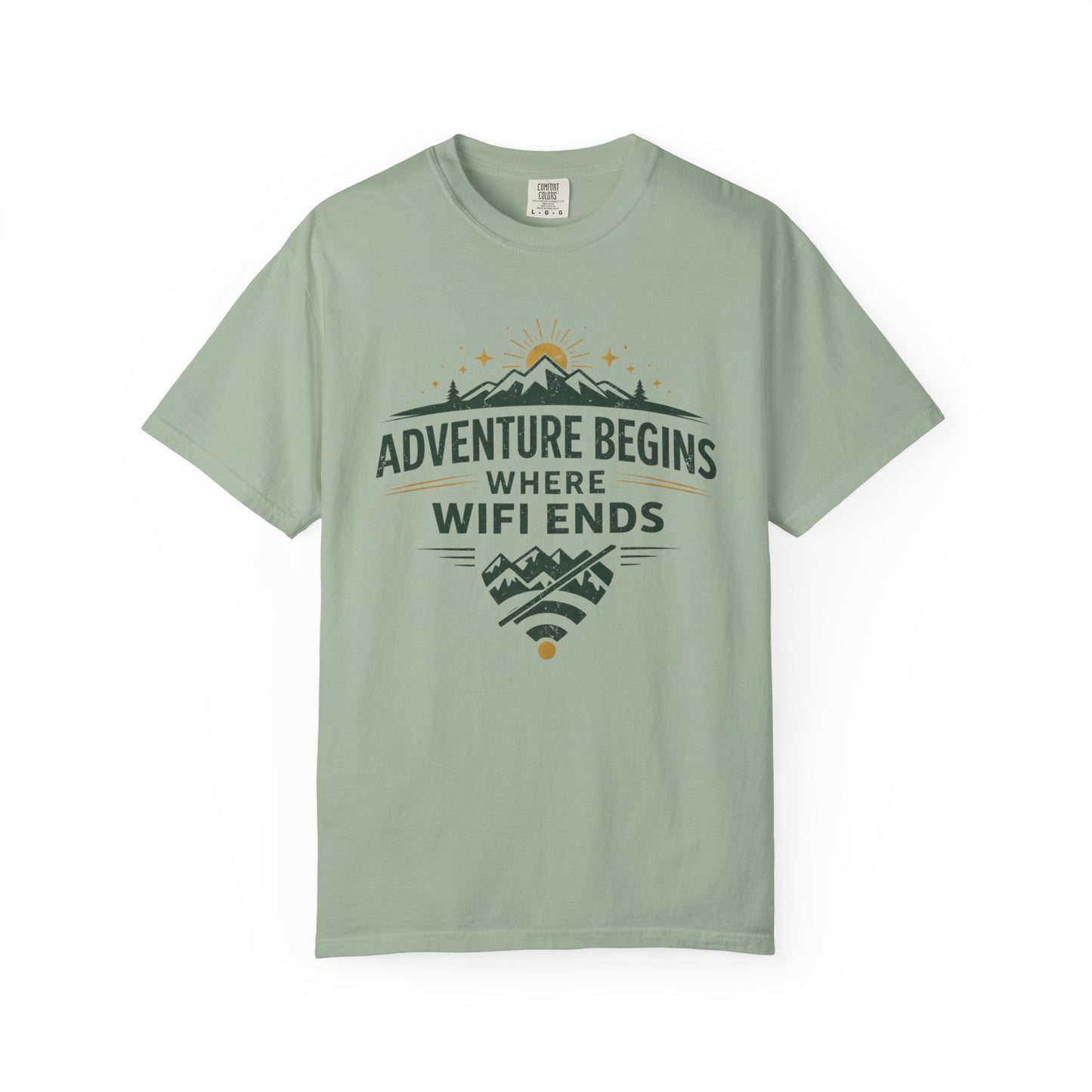 Adventure Begins Where Wifi Ends T-Shirt