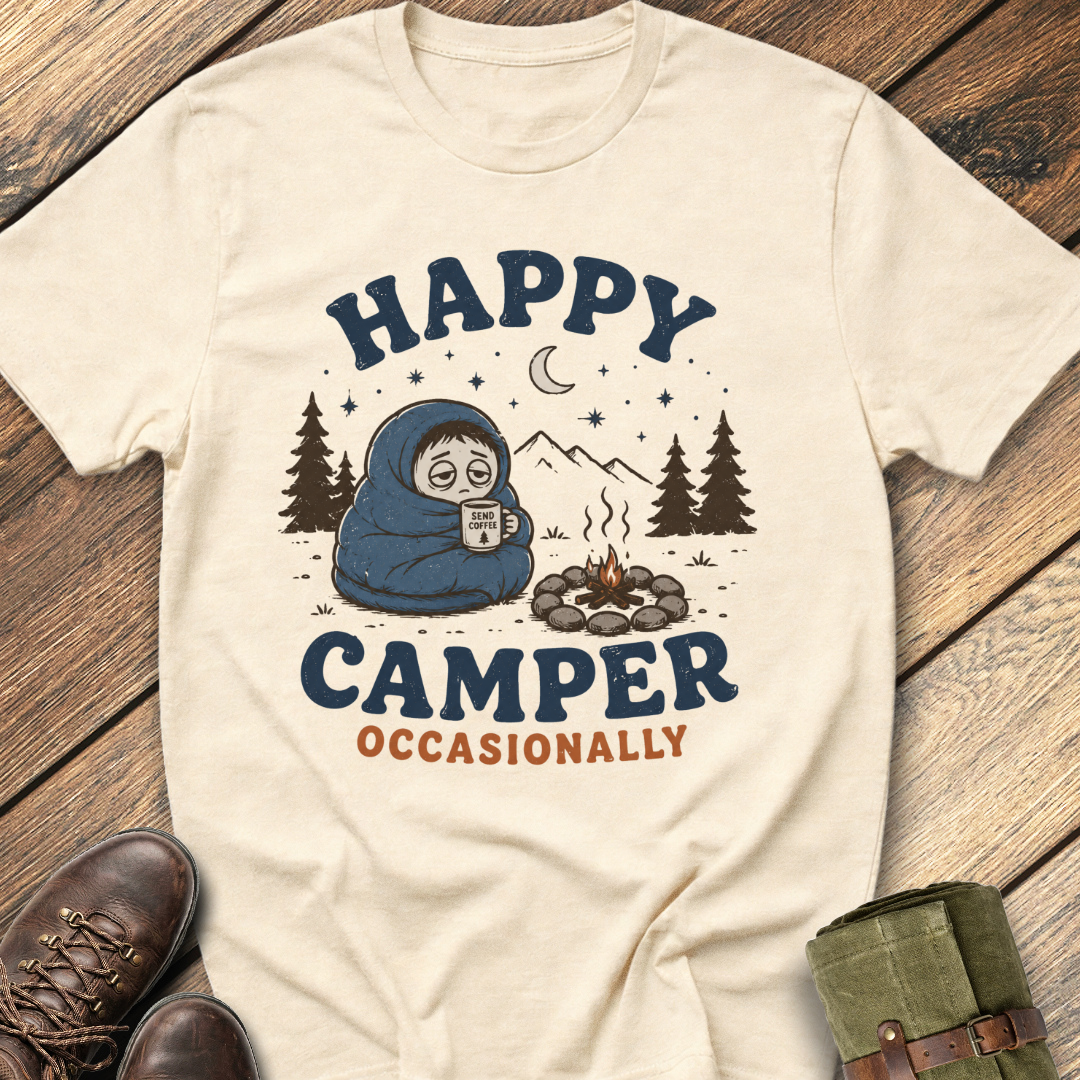 Happy Camper Occasionally T-Shirt