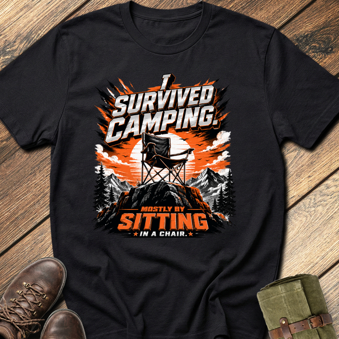 I Survived Camping  T-Shirt