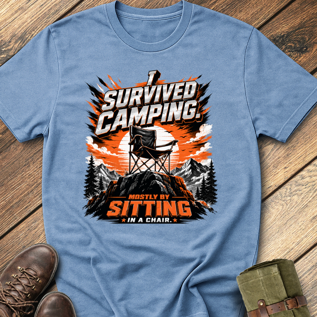 I Survived Camping  T-Shirt