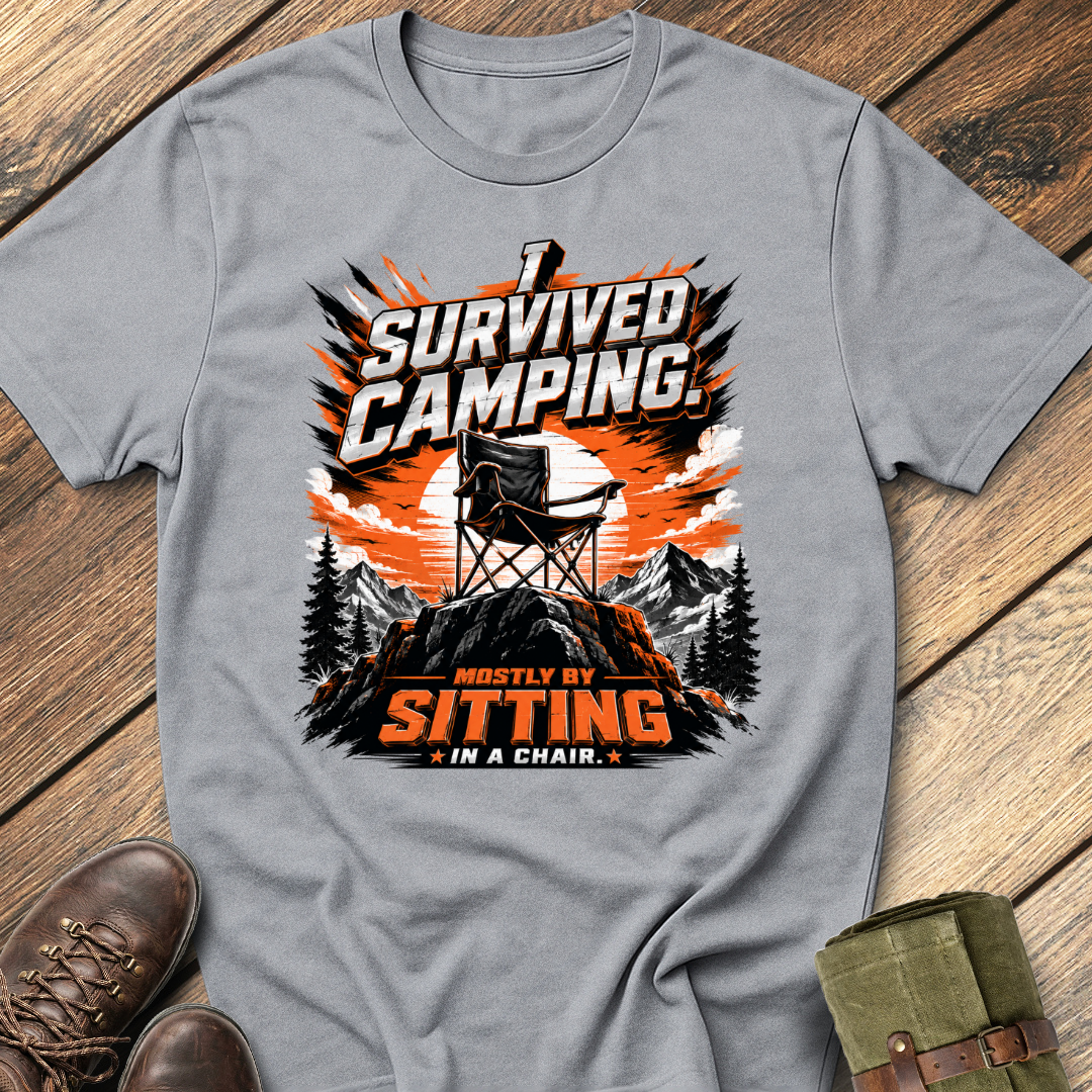 I Survived Camping  T-Shirt