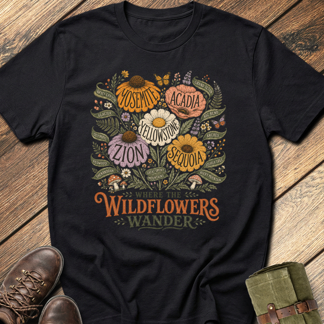 Where The Wildflowers Wander T-Shirt