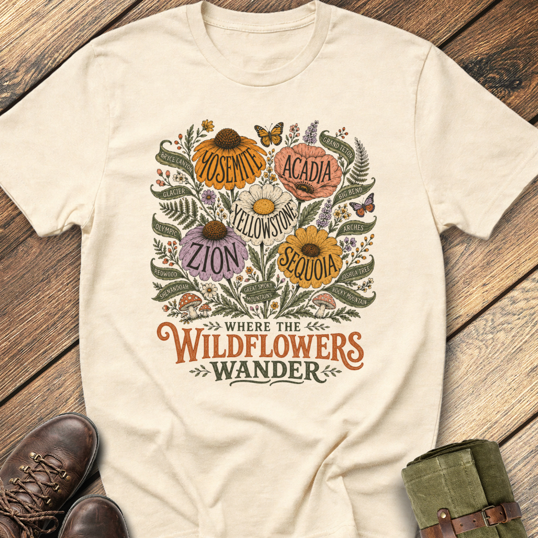 Where The Wildflowers Wander T-Shirt