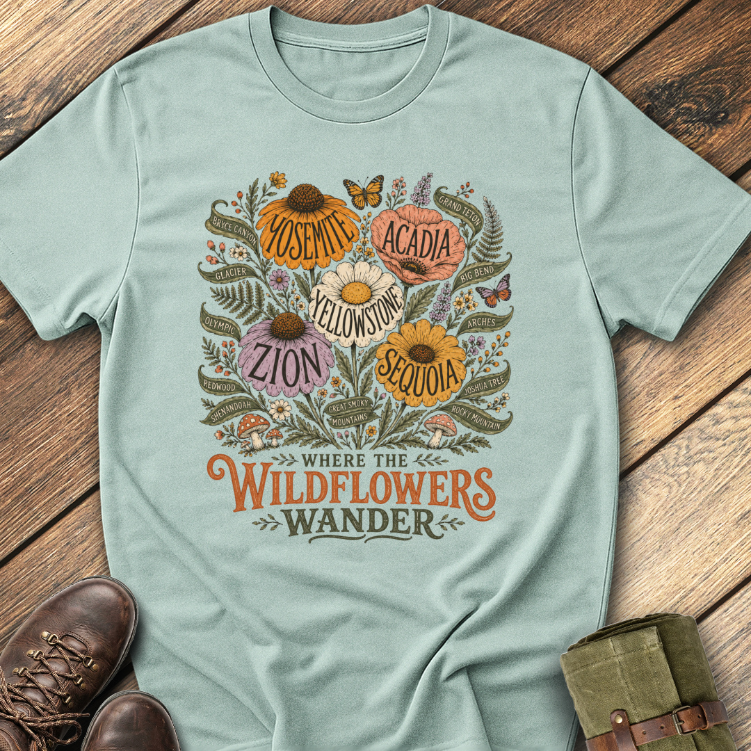 Where The Wildflowers Wander T-Shirt