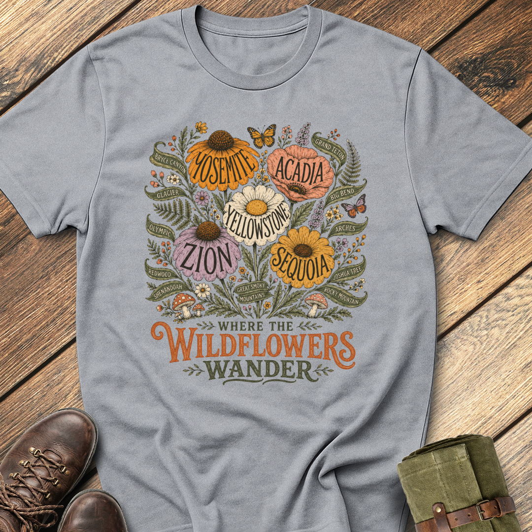 Where The Wildflowers Wander T-Shirt
