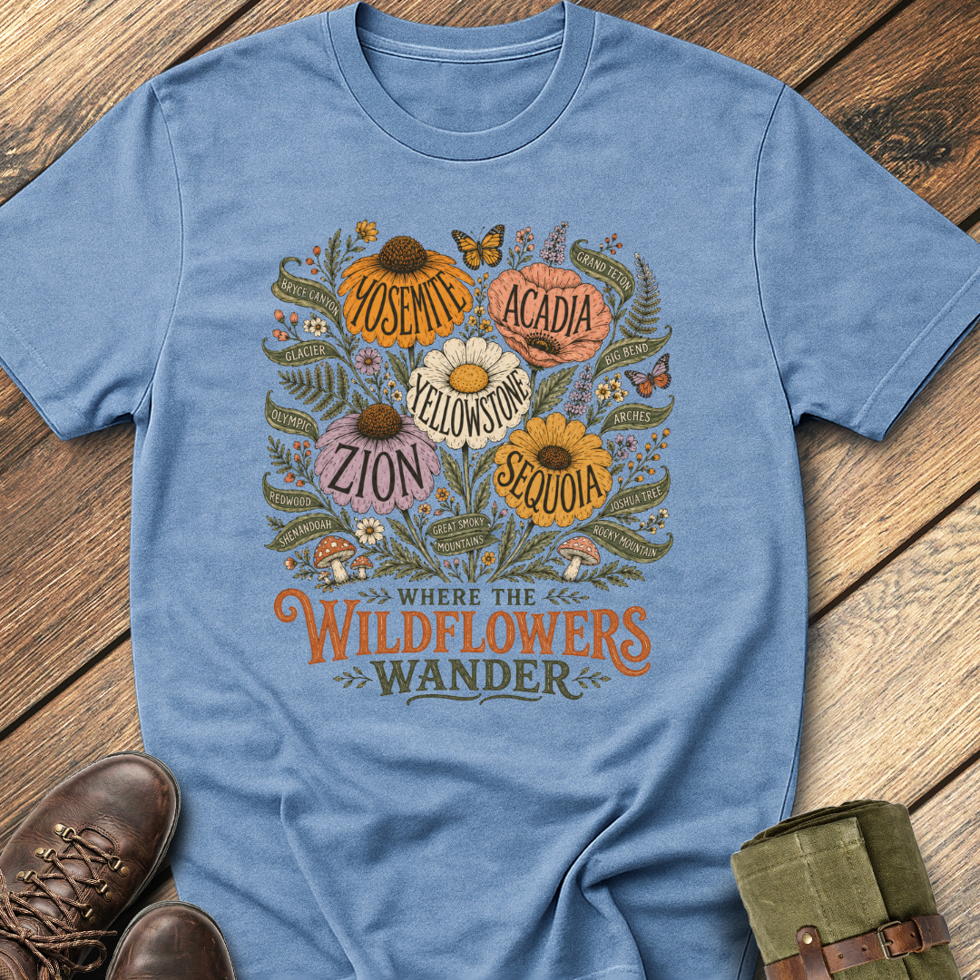 Where The Wildflowers Wander T-Shirt