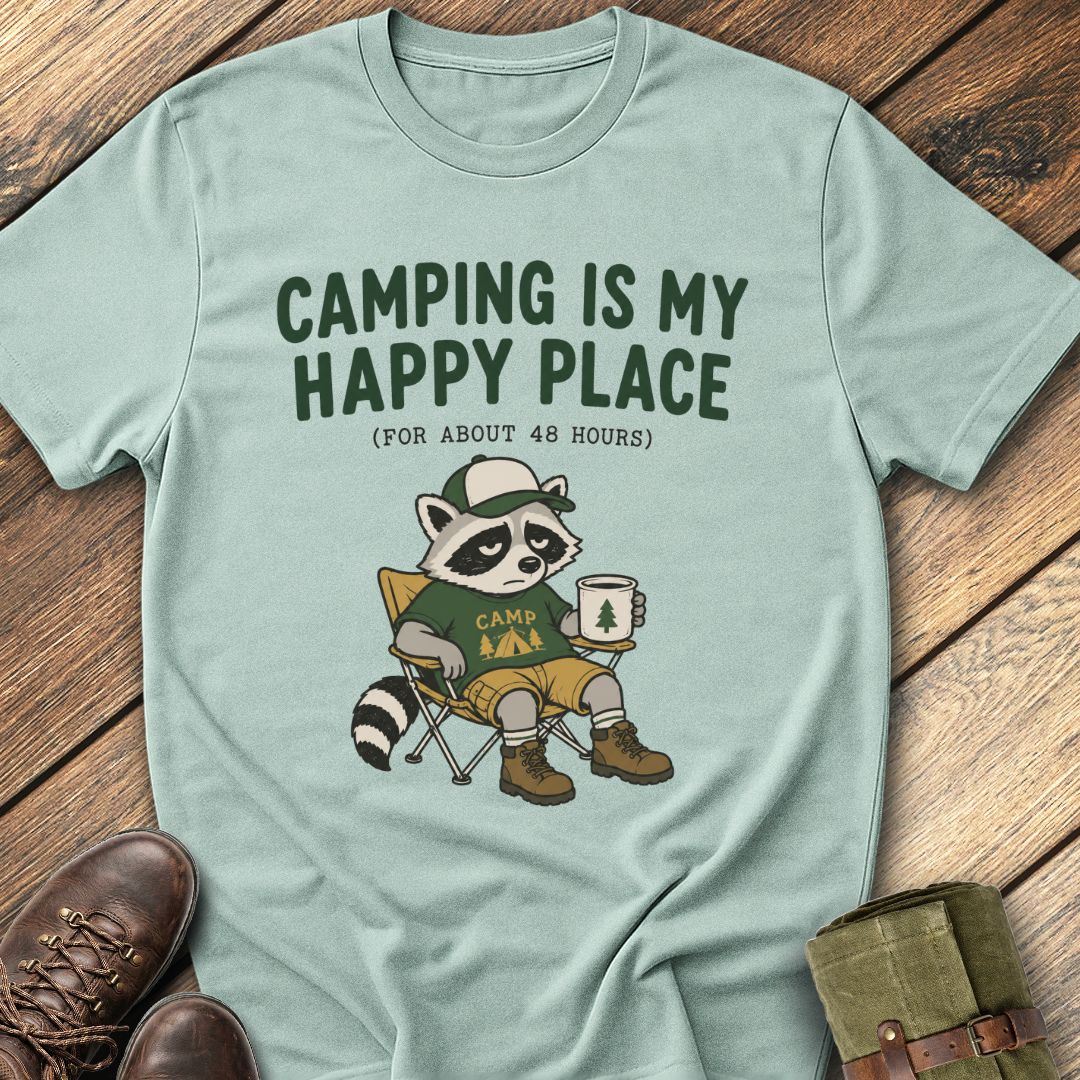Camping Is My Happy Place T-Shirt