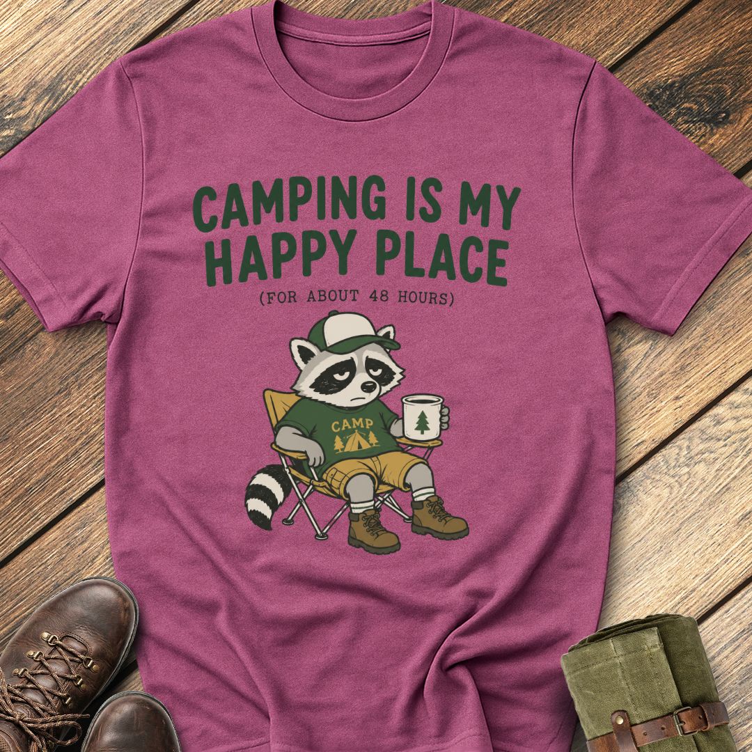 Camping Is My Happy Place T-Shirt
