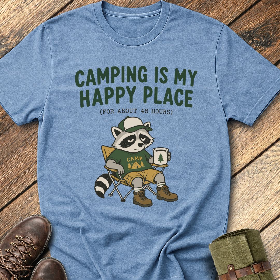 Camping Is My Happy Place T-Shirt