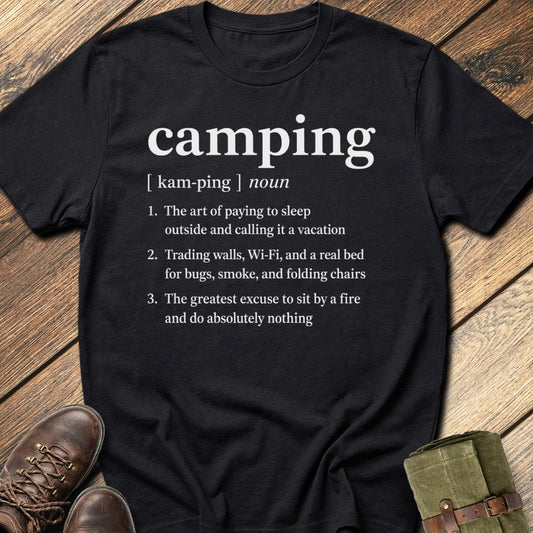 Camping Definition T-Shirt