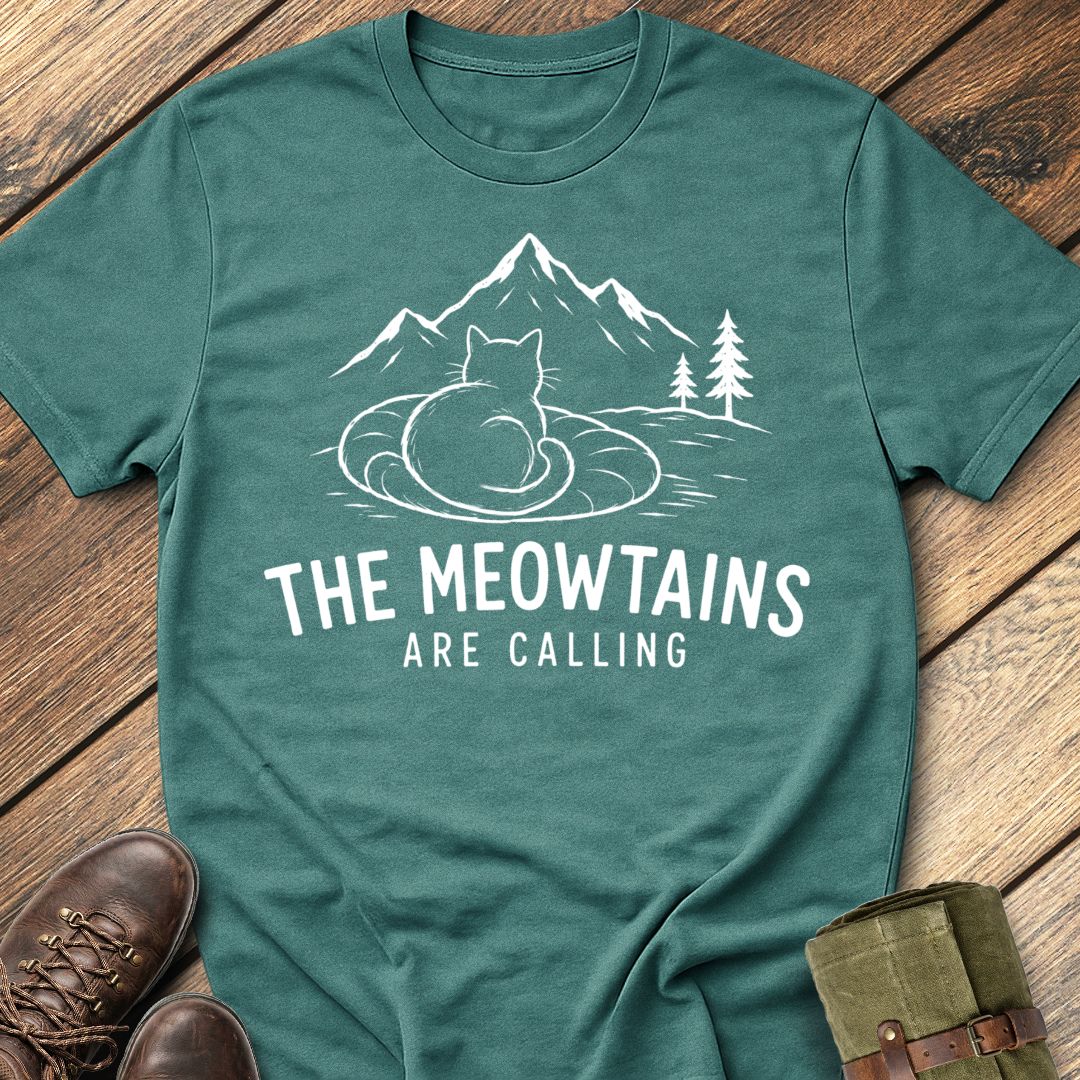 Meowtains Calling T-Shirt