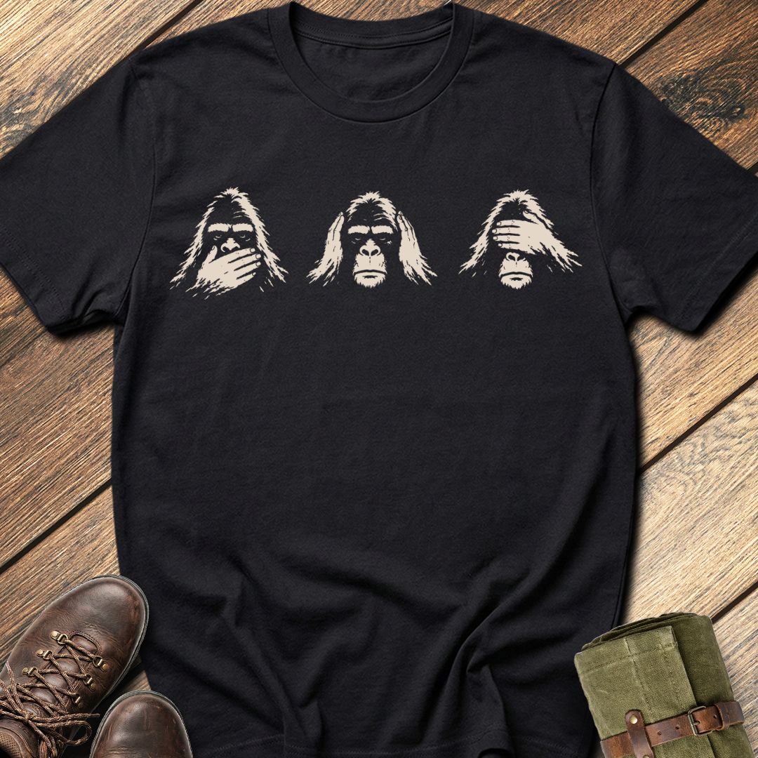 Bigfoot See No Evil T-Shirt