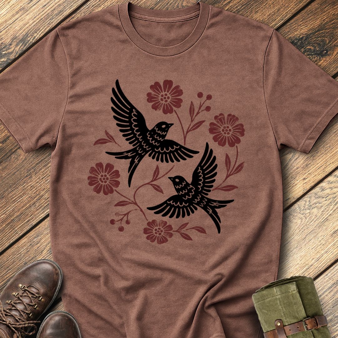 Wildflower Swallows T-Shirt