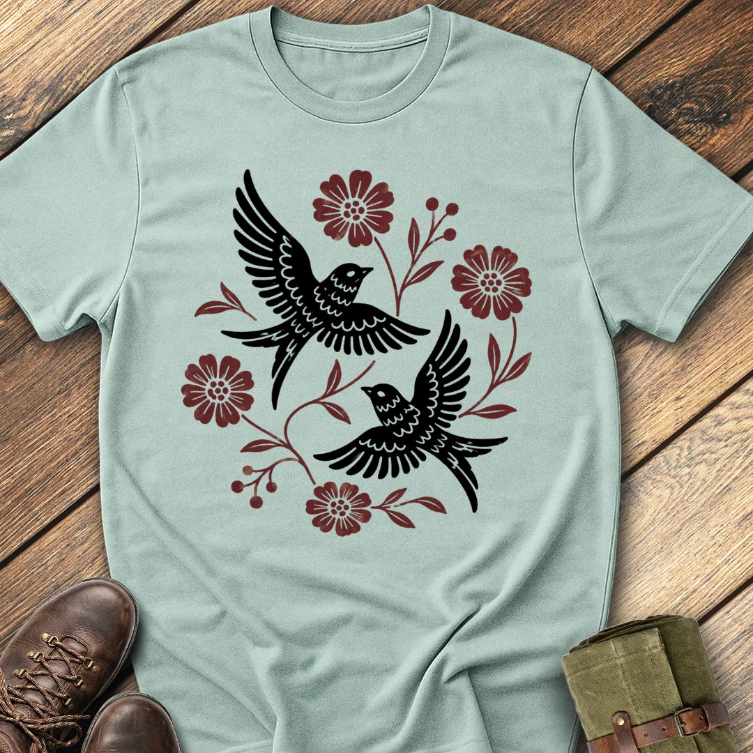 Wildflower Swallows T-Shirt