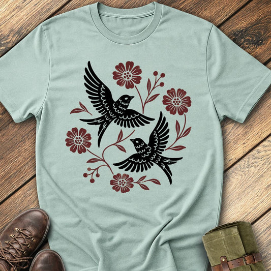 Wildflower Swallows T-Shirt