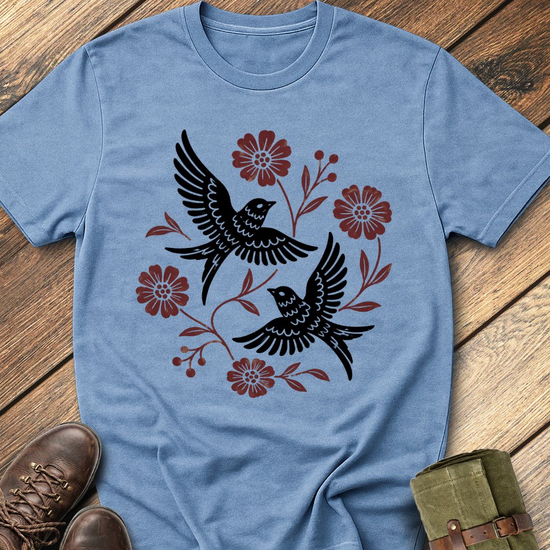Wildflower Swallows T-Shirt