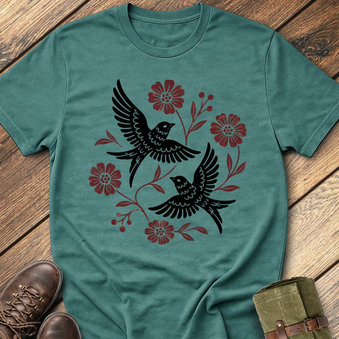 Wildflower Swallows T-Shirt