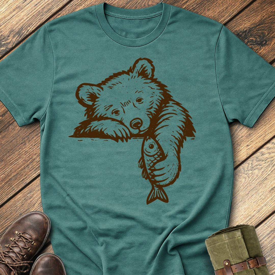 Bear Fishing T-Shirt