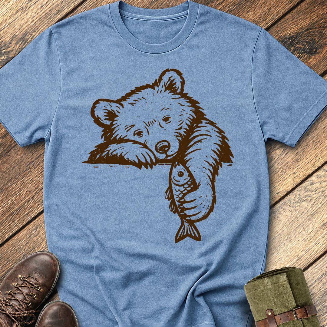 Bear Fishing T-Shirt