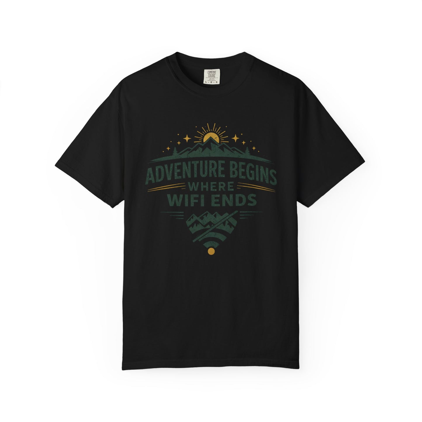 Adventure Begins Where Wifi Ends T-Shirt