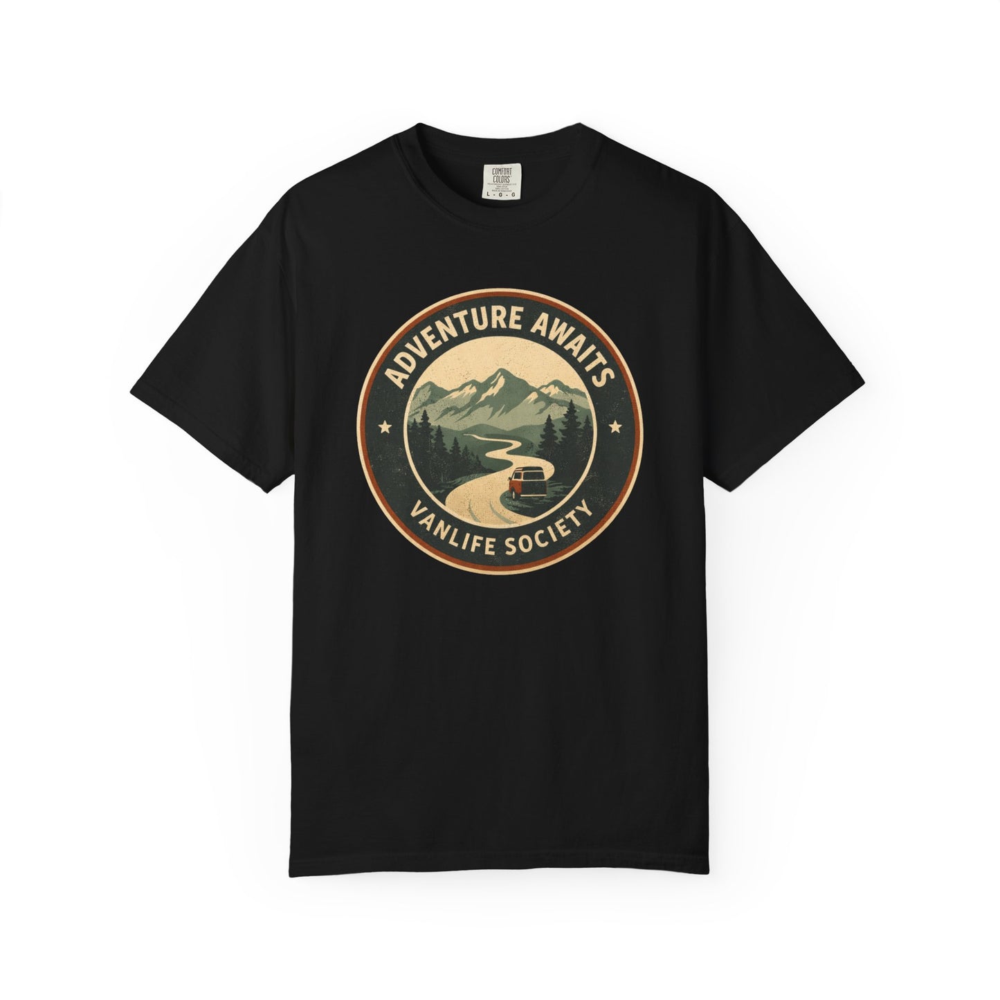 Adventure Awaits Vanlife Society T-Shirt