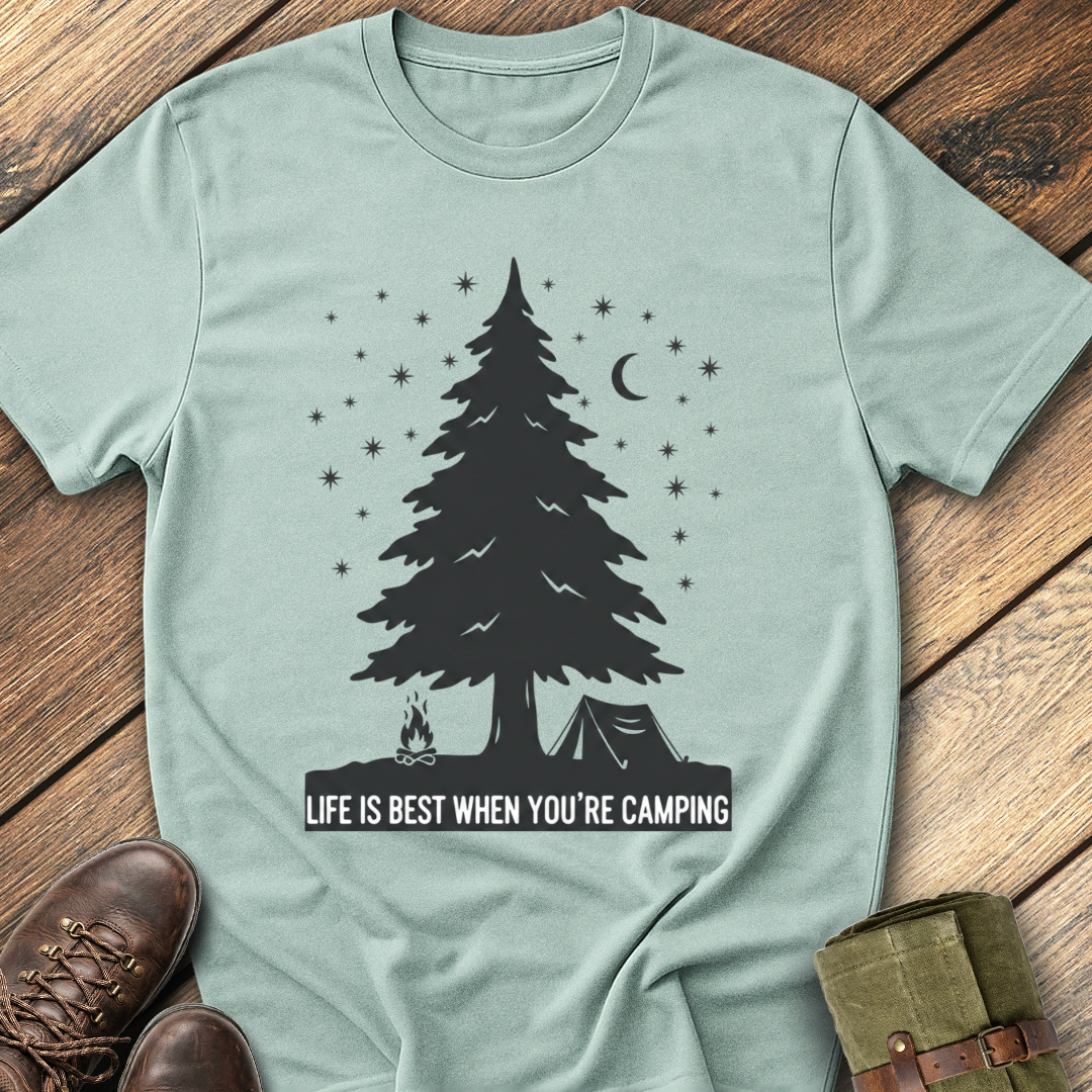 Life Is Best When You Are Camping T-Shirt