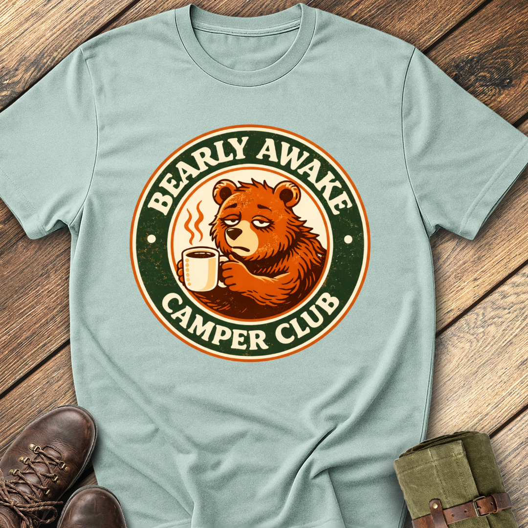 Bearly Awake Camper Club T-Shirt
