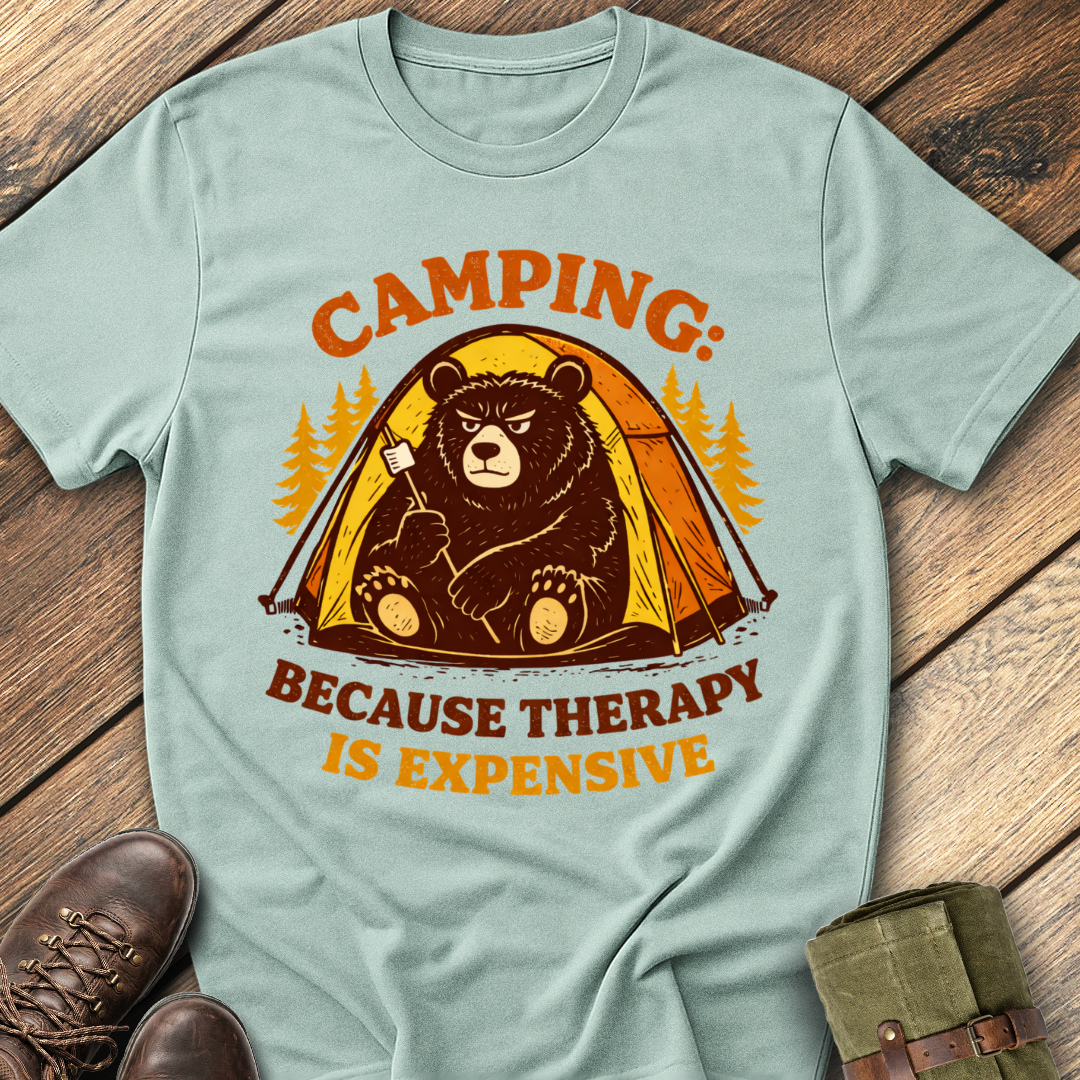 Camping Because Therapy Is Expensive T-Shirt