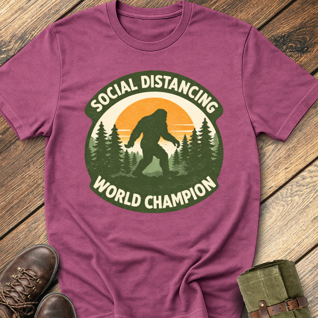 Social Distancing World Champion T-Shirt
