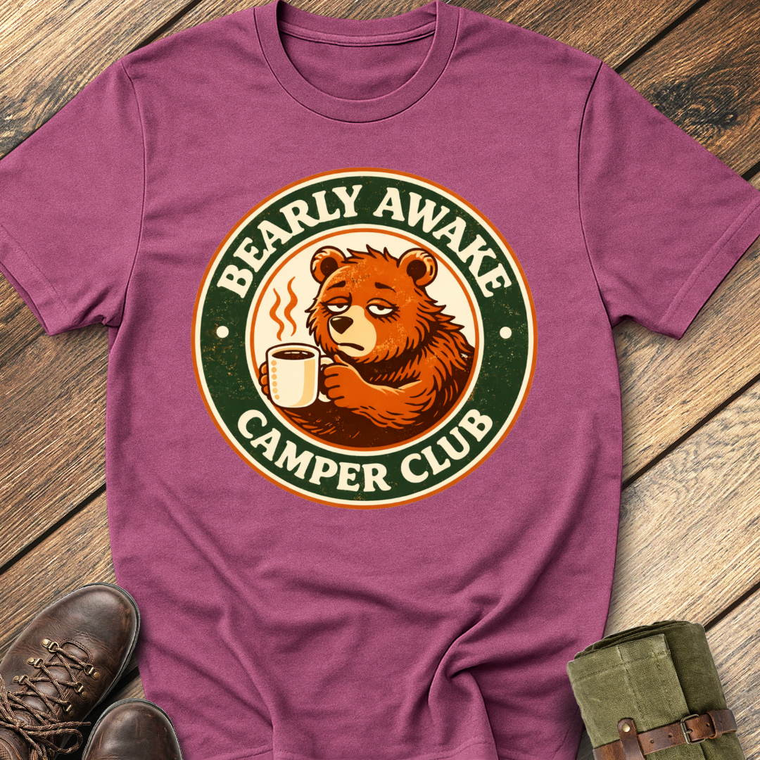 Bearly Awake Camper Club T-Shirt