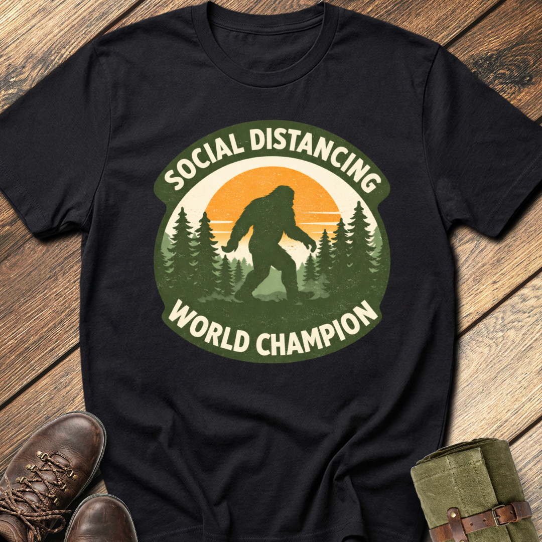 Social Distancing World Champion T-Shirt