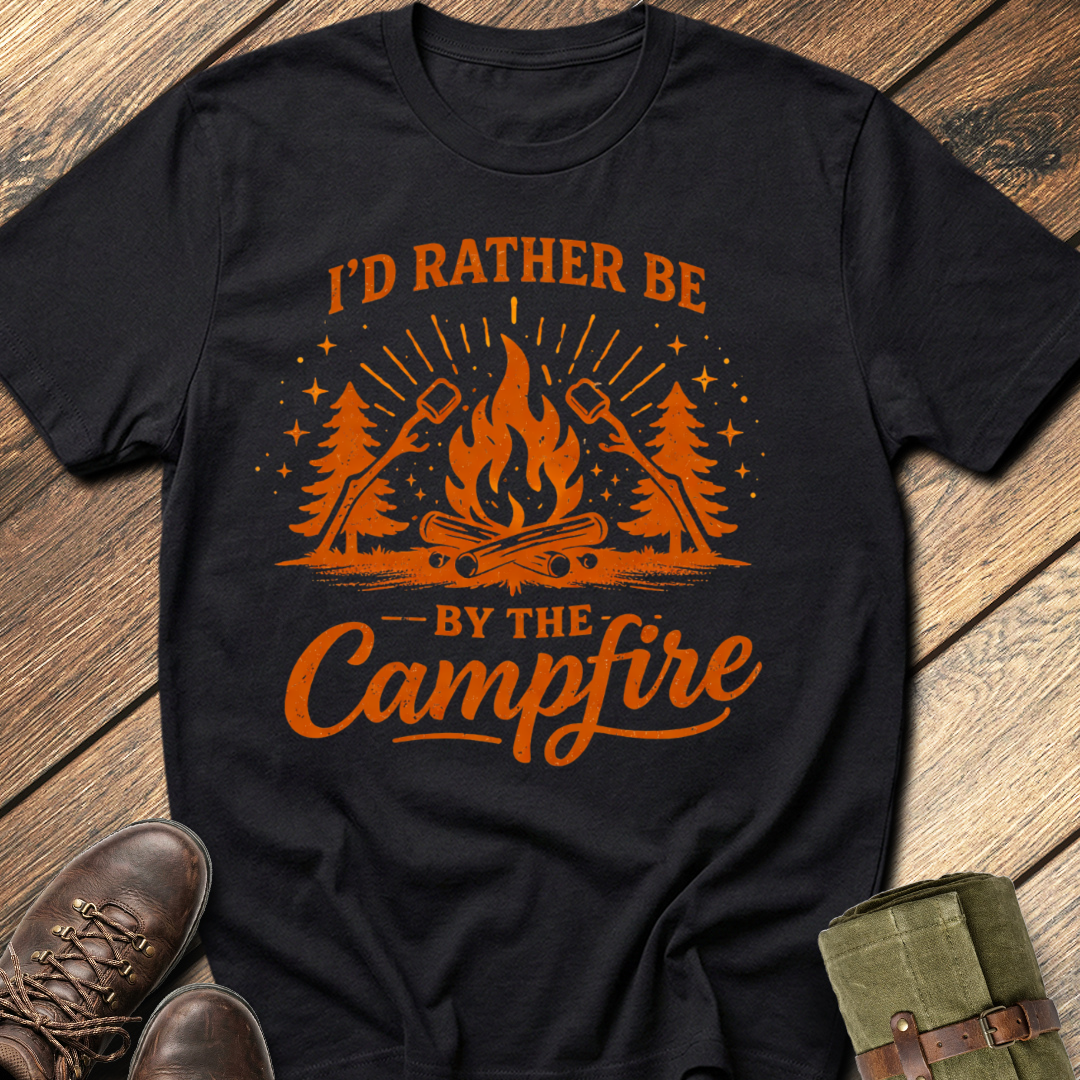 I'd Rather Be By The Campfire T-Shirt