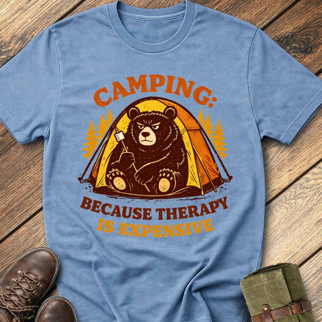 Camping Because Therapy Is Expensive T-Shirt