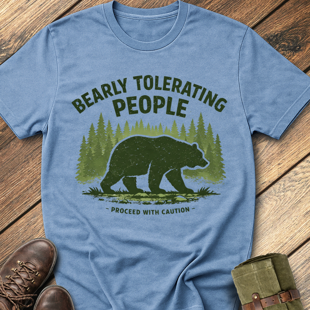 Bearly Tolerating People T-Shirt