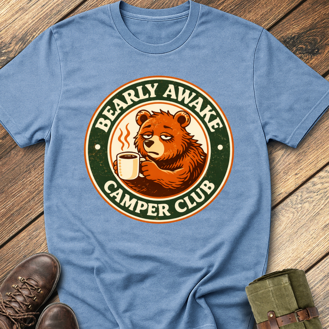 Bearly Awake Camper Club T-Shirt