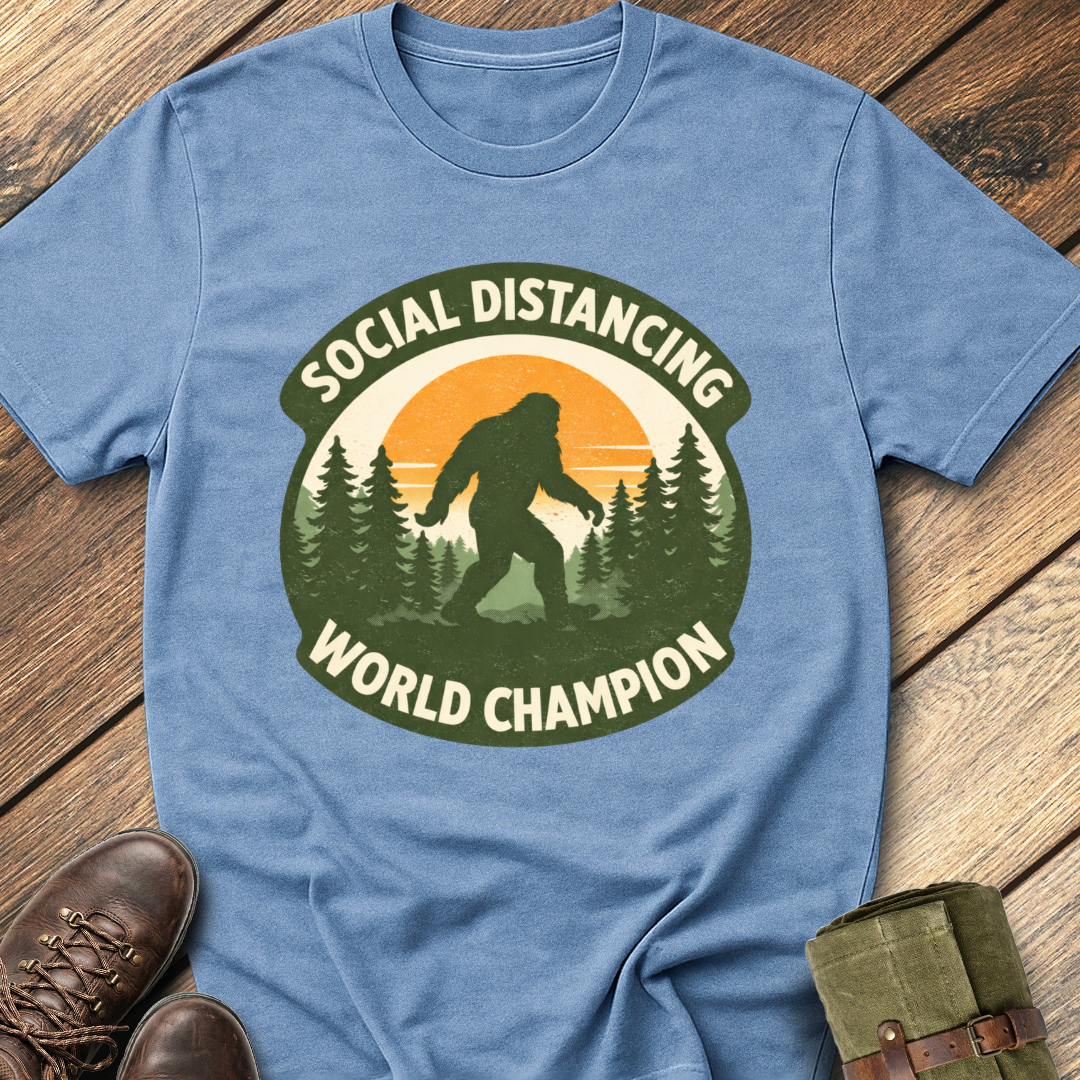 Social Distancing World Champion T-Shirt
