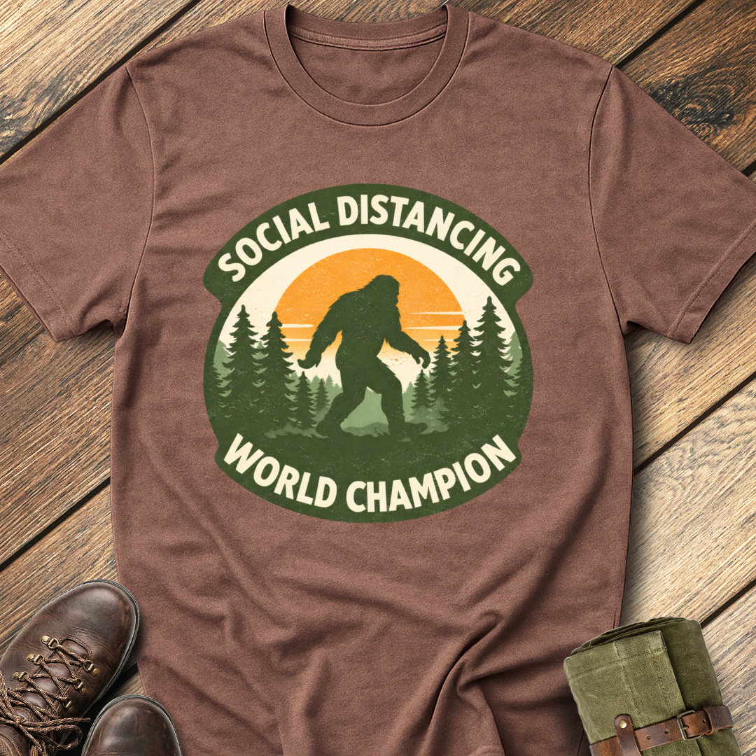 Social Distancing World Champion T-Shirt