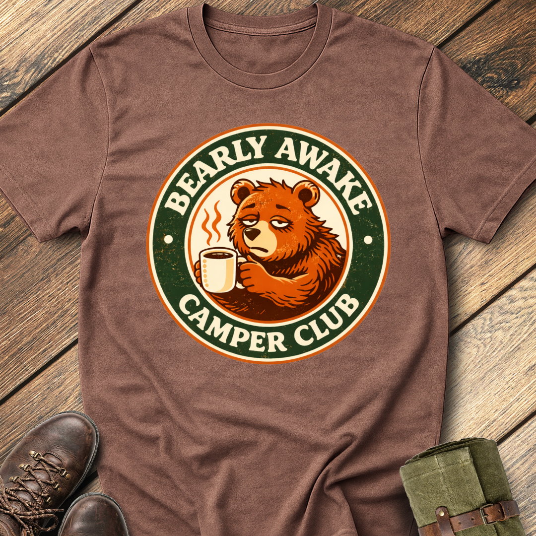 Bearly Awake Camper Club T-Shirt