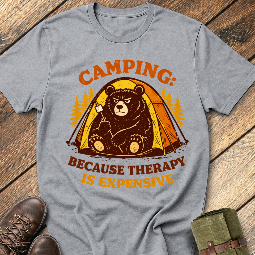 Camping Because Therapy Is Expensive T-Shirt