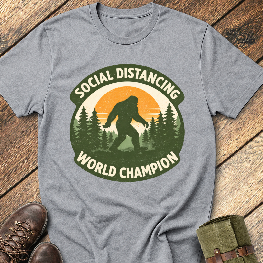 Social Distancing World Champion T-Shirt